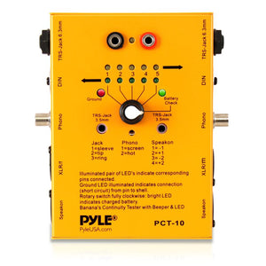 8-Plug Pro Audio Cable Tester