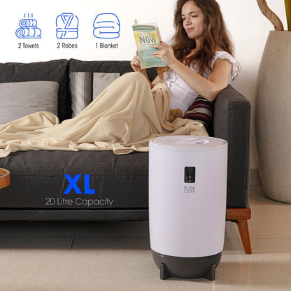 Towel Warmer with Fragrance Holder, Auto Shut-Off, Fits 2 Large Towels