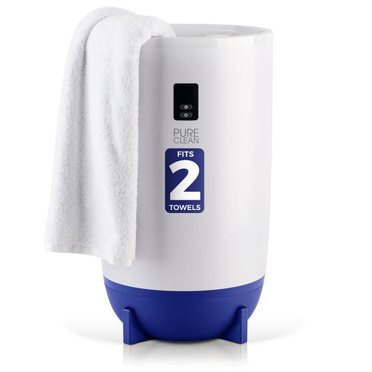 Towel Warmer with Fragrance Holder, Auto Shut-Off, Fits 2 Towels, Blue