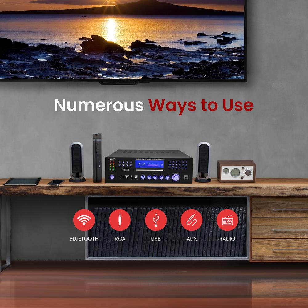 product image number 5 for Pyle Wireless Bt Home Theater Amplifier Recei