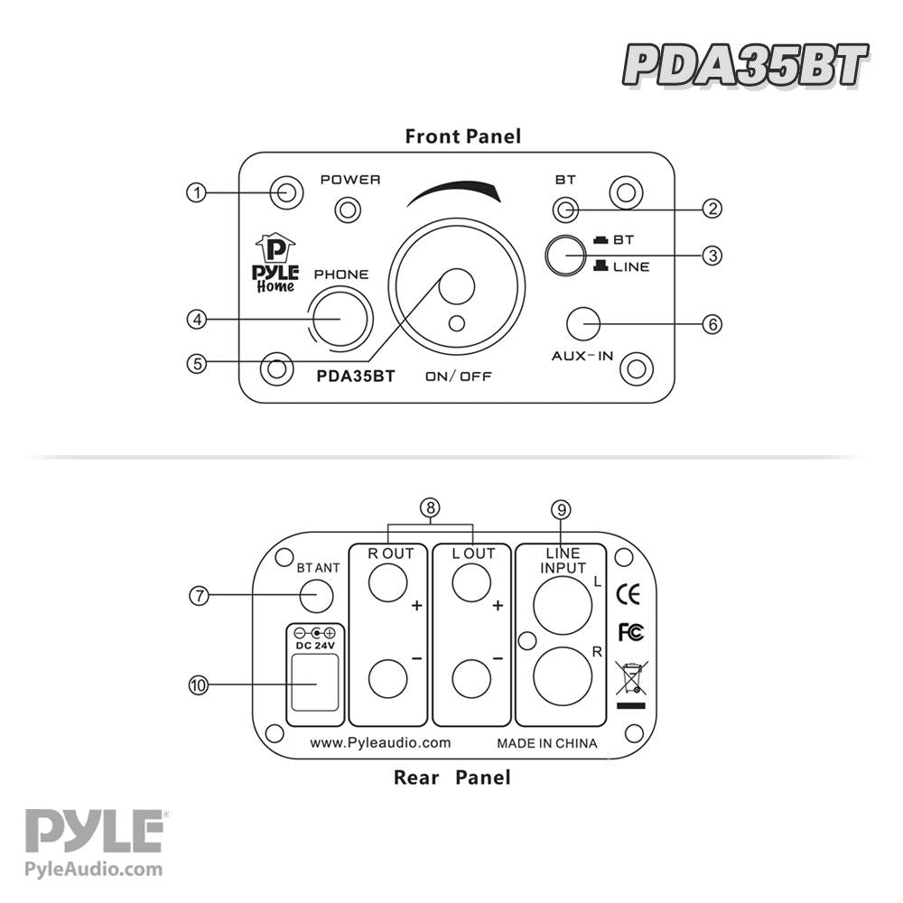 product image number 5 for Pyle Compact Bluetooth Amplifier