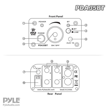 product image number 5 for Pyle Compact Bluetooth Amplifier