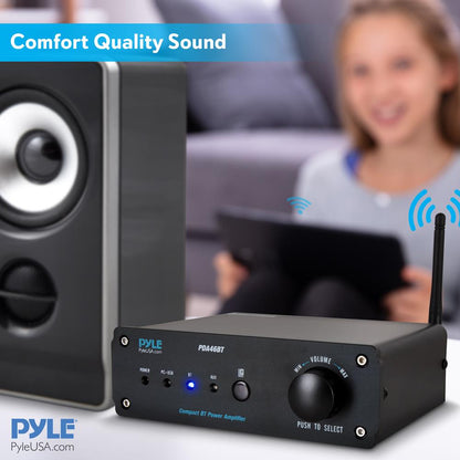 product image number 6 for Pyle 2-Ch. Pro Audio Desktop Stereo Amplifier