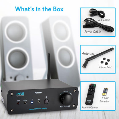 product image number 7 for Pyle 2-Ch. Pro Audio Desktop Stereo Amplifier