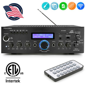 Bluetooth Home Stereo Amplifier Receiver