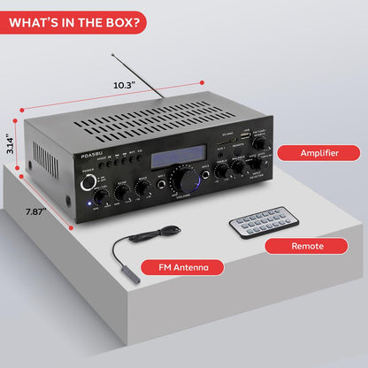 Bluetooth Home Stereo Amplifier Receiver