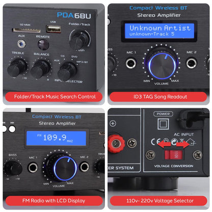 Home Stereo Amplifier Receiver