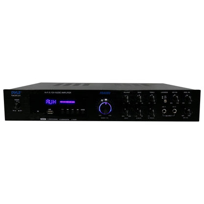 5-Channel Bluetooth Audio Amplifier, Wireless Streaming, VFD Display