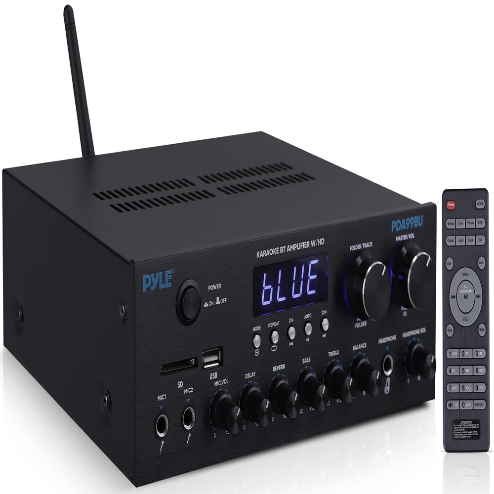 Wireless Amplifier 300W Power Bluetooth Streaming Metal Panel