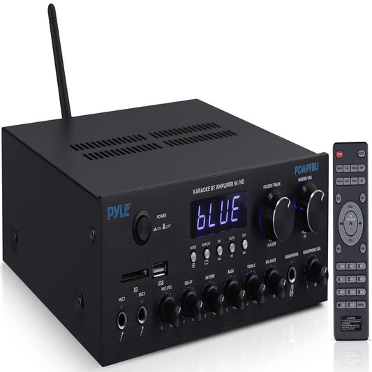 Wireless Amplifier 300W Power Bluetooth Streaming Metal Panel