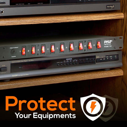 Rack Mount Power Supply with Circuit Breaker Protection