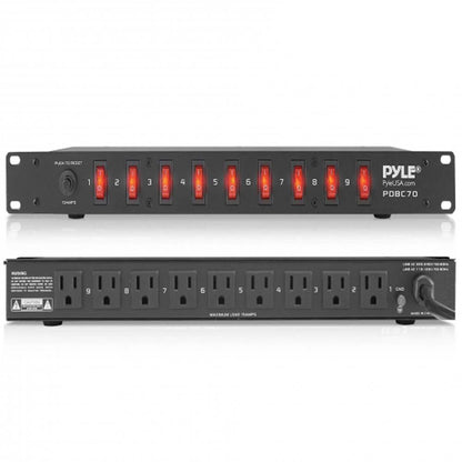 Rack Mount Power Supply with Circuit Breaker Protection