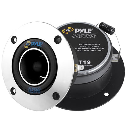 product image number 1 for Pyle 3.75'' Bullet Titanium Horn Tweeter