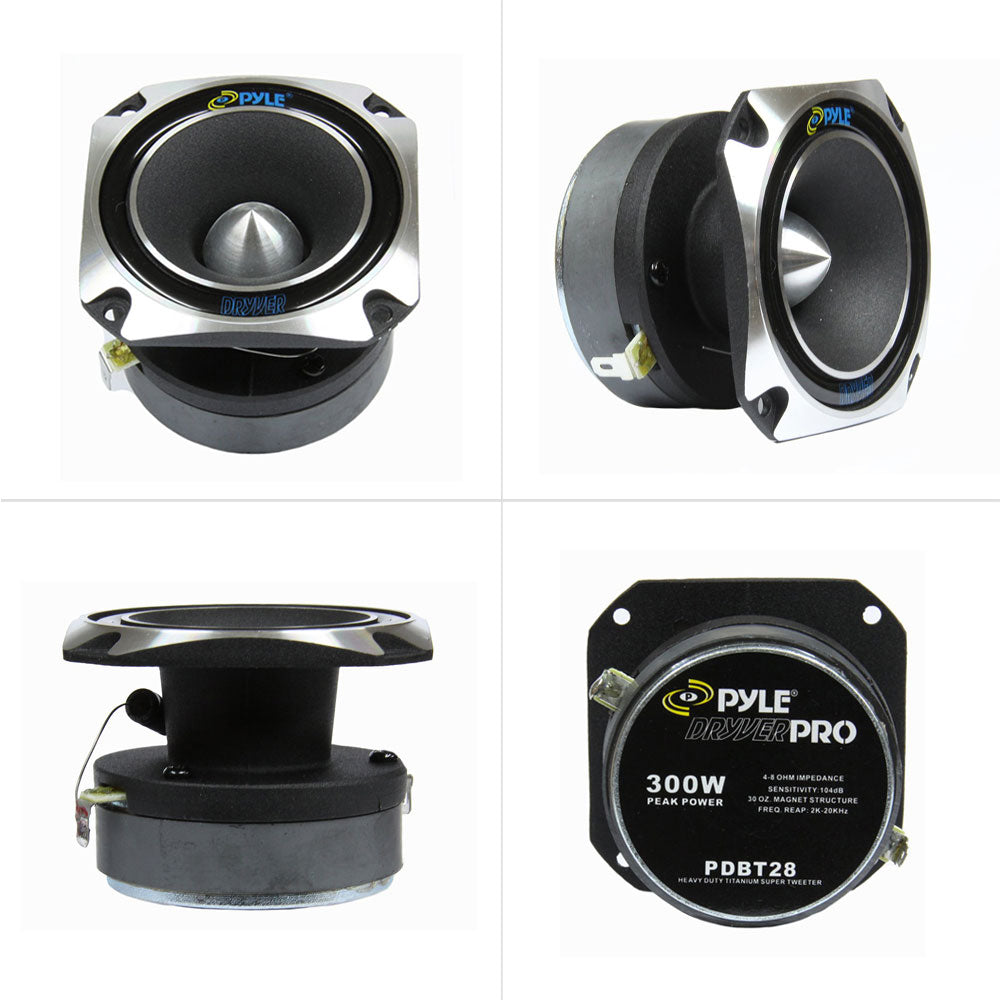 スピーカー・ウーファー PYLE DRYVER Super Tweeter Amazon.com: Pyle 1'Car Audio Speaker Tweeter-300 Watt High