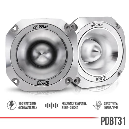 product image number 3 for Pyle 1.5" Heavy Duty Titanium Super Tweeter