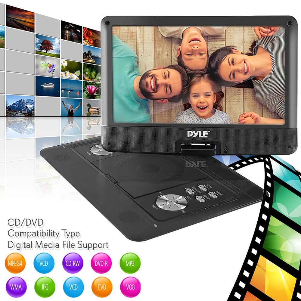product image number 3 for Pyle 14'' Portable Cd/Dvd Player