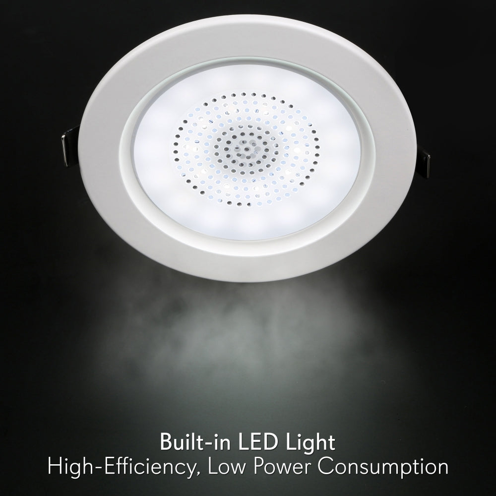 product image number 3 for Pyle 4.0'' Led Bluetooth Ceiling Speakers Kit