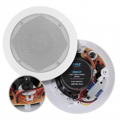 product image number 1 for Pyle 5.25’’ In-Wall / Ceiling Speakers