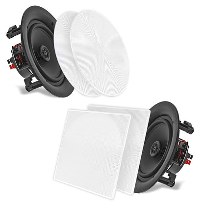 product image number 1 for Pyle 5.25'' Home In-Wall / Ceiling Speakers