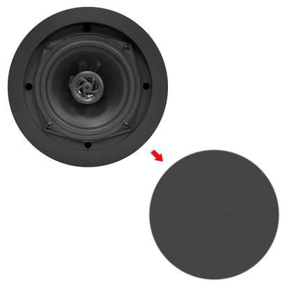 In-Wall/Ceiling Speakers 200W Flush Mount 2-Way Stereo System
