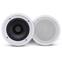 8" Bluetooth Ceiling Speakers 250W Polypropylene Cone Flush Mount