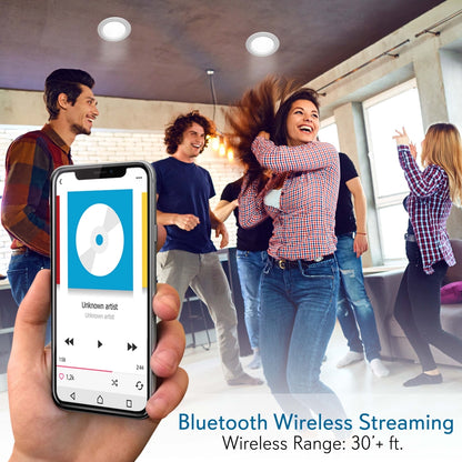 product image number 4 for Pyle 4.0’’ Led Bluetooth Ceiling Speakers