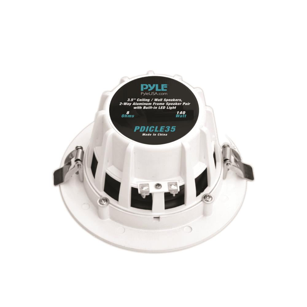 product image number 3 for Pyle 3.5’’ Led Home In-Wall/Ceiling Speakers