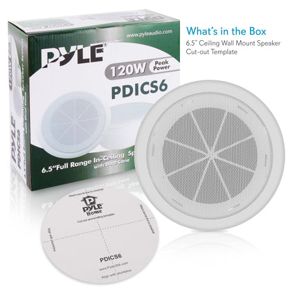 product image number 7 for Pyle 6.5'' In-Wall / Ceiling Speaker System