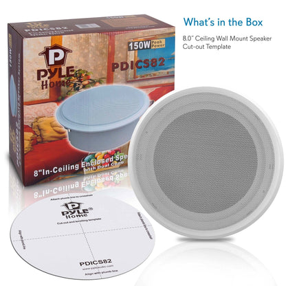 product image number 7 for Pyle 8.0'' In-Wall / Ceiling Speaker System