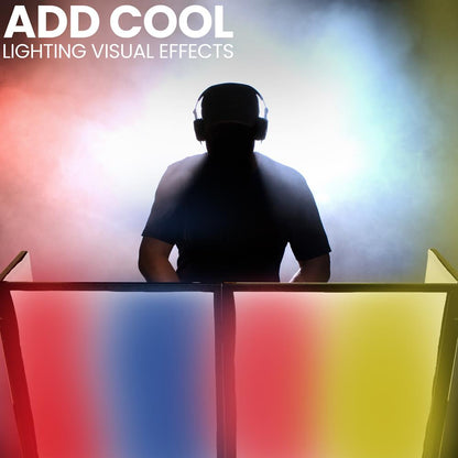 DJ Booth Cover Screen - Clean Setup, Stretchable Lycra, White