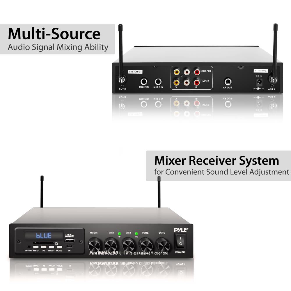 product image number 5 for Pyle Wireless Microphone & Bluetooth Receiver