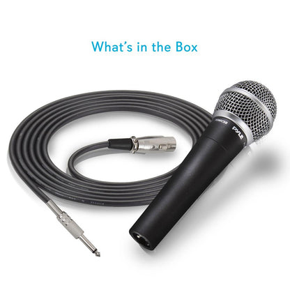 Dynamic Handheld Microphone - High Output, Zinc Alloy, Includes 15ft Cable