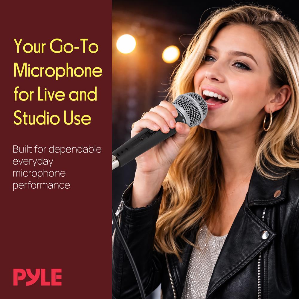 Dynamic Vocal Microphone - High Signal Output - Zinc Alloy