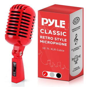 Classic Retro Vintage Microphone, Black