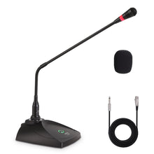 Desktop Gooseneck Mic System - Clear Voice, Pop Filter, Adjustable Position