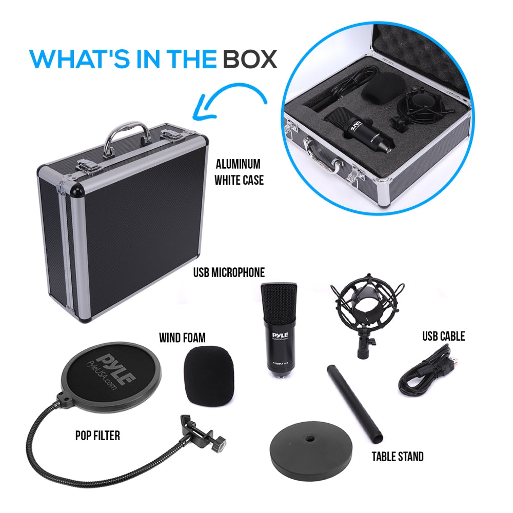 product image number 10 for Pyle Usb Podcast Microphone Kit