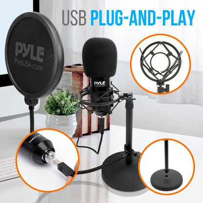 product image number 8 for Pyle Usb Podcast Microphone Kit