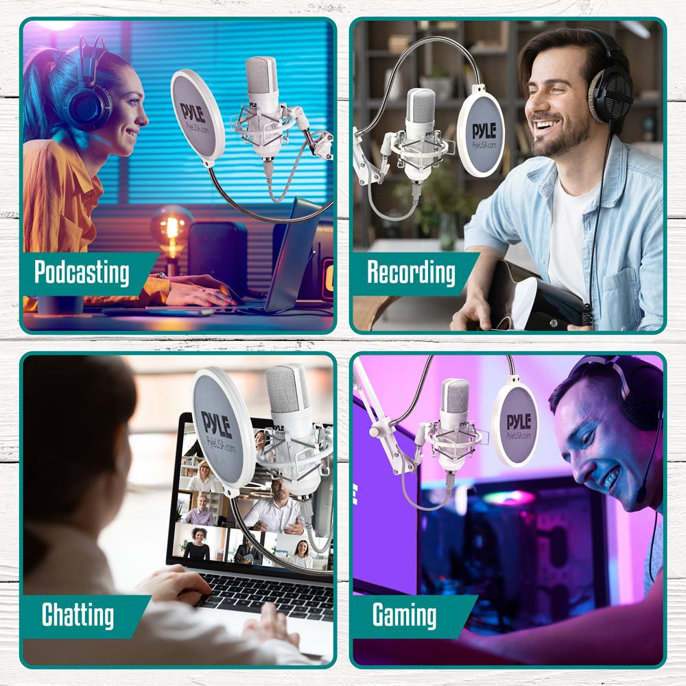 product image number 6 for Pyle Usb Podcast Microphone Kit