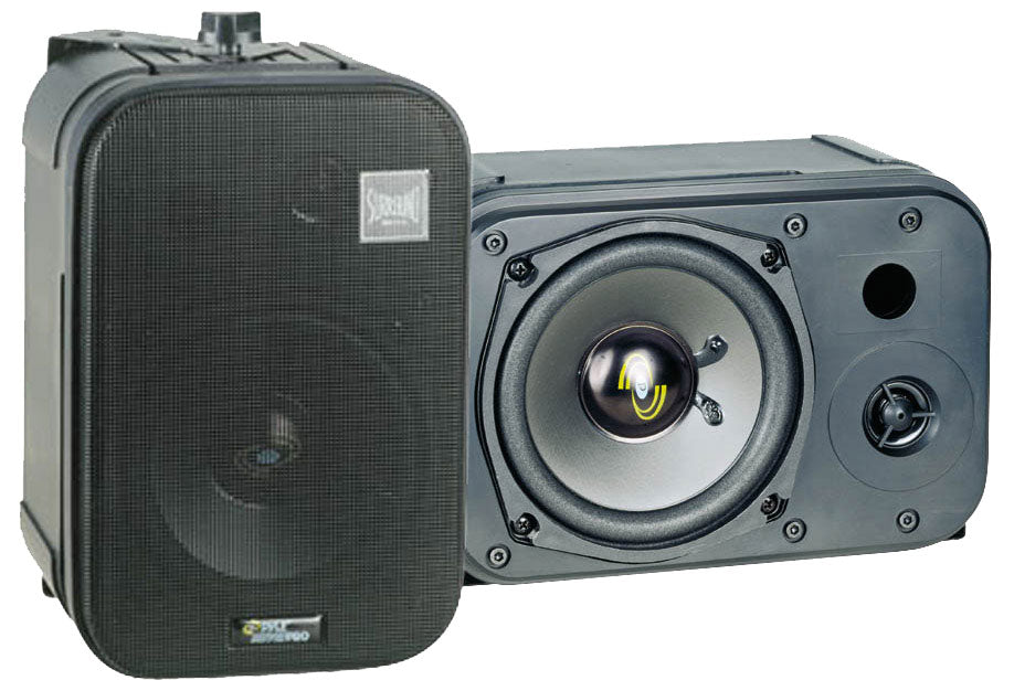 Mini-Monitor Speakers, Deep Bass, 5" Woofer, 200W, Vented Design