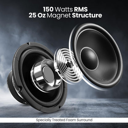 product image number 5 for Pyle 6.5'' High Power Midrange Driver