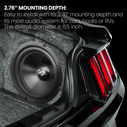 product image number 6 for Pyle 6.5'' High Power Midrange Driver