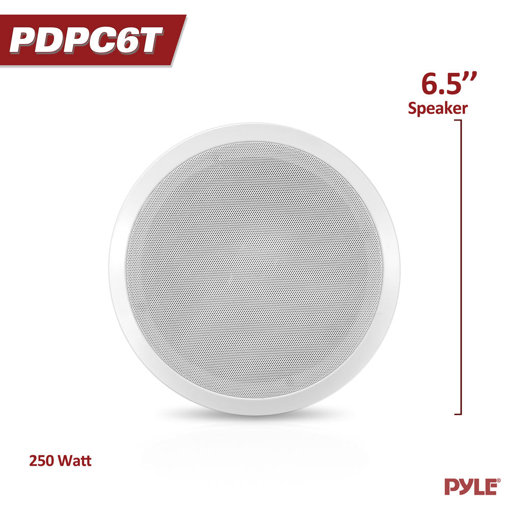 product image number 2 for Pyle 6.5'' In-Wall / Ceiling Speaker, 70V