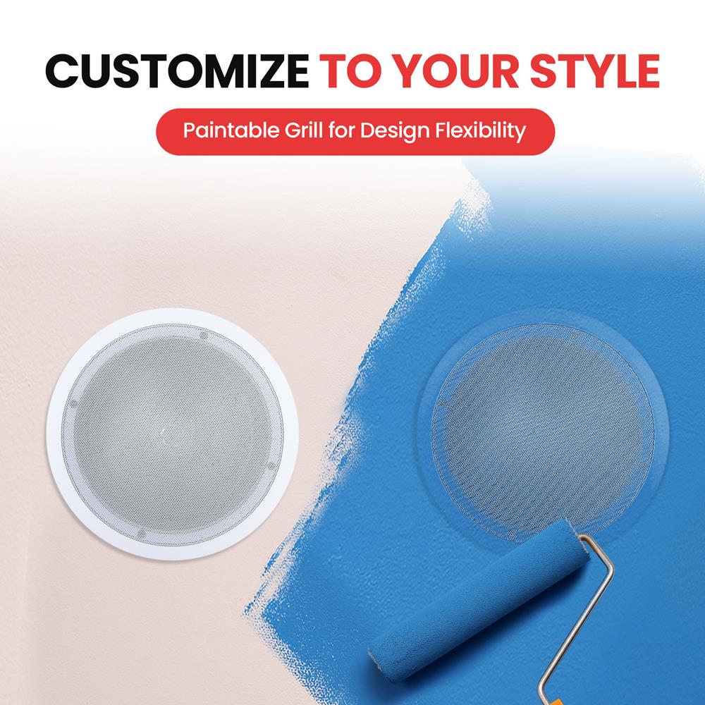 product image number 6 for Pyle 8.0'' In-Wall / Ceiling Speakers
