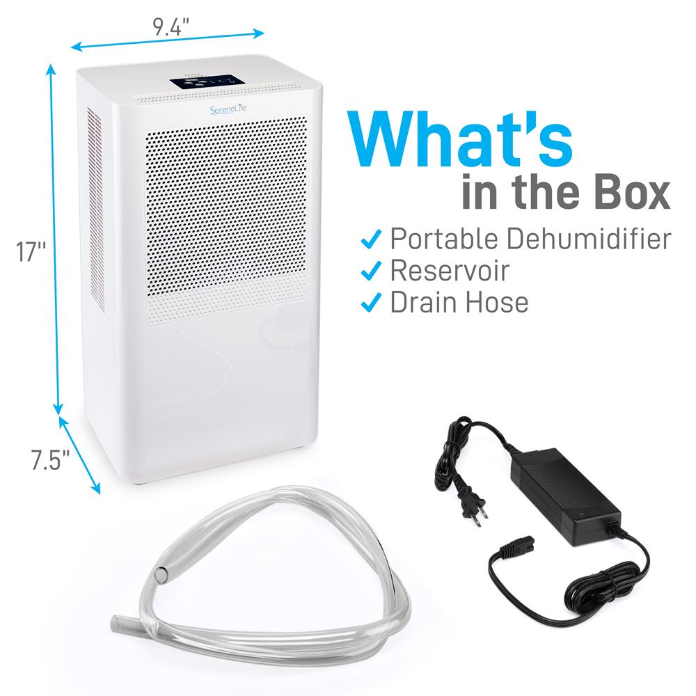 SereneLife Portable Dehumidifier - Thumbnail 3