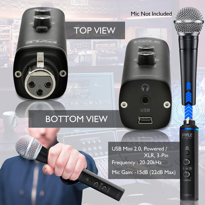 product image number 3 for Pyle Xlr-To-Usb Microphone Adaptor