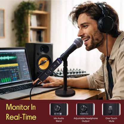 Xlr-To-Usb Microphone Adaptor