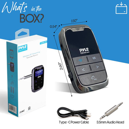 2-in-1 Bluetooth Audio Adapter - Low Latency, 5.1 Tech, Rechargeable Battery