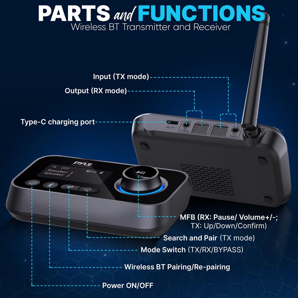 Wireless Bt Streaming Transmitter Receiv - Thumbnail 3