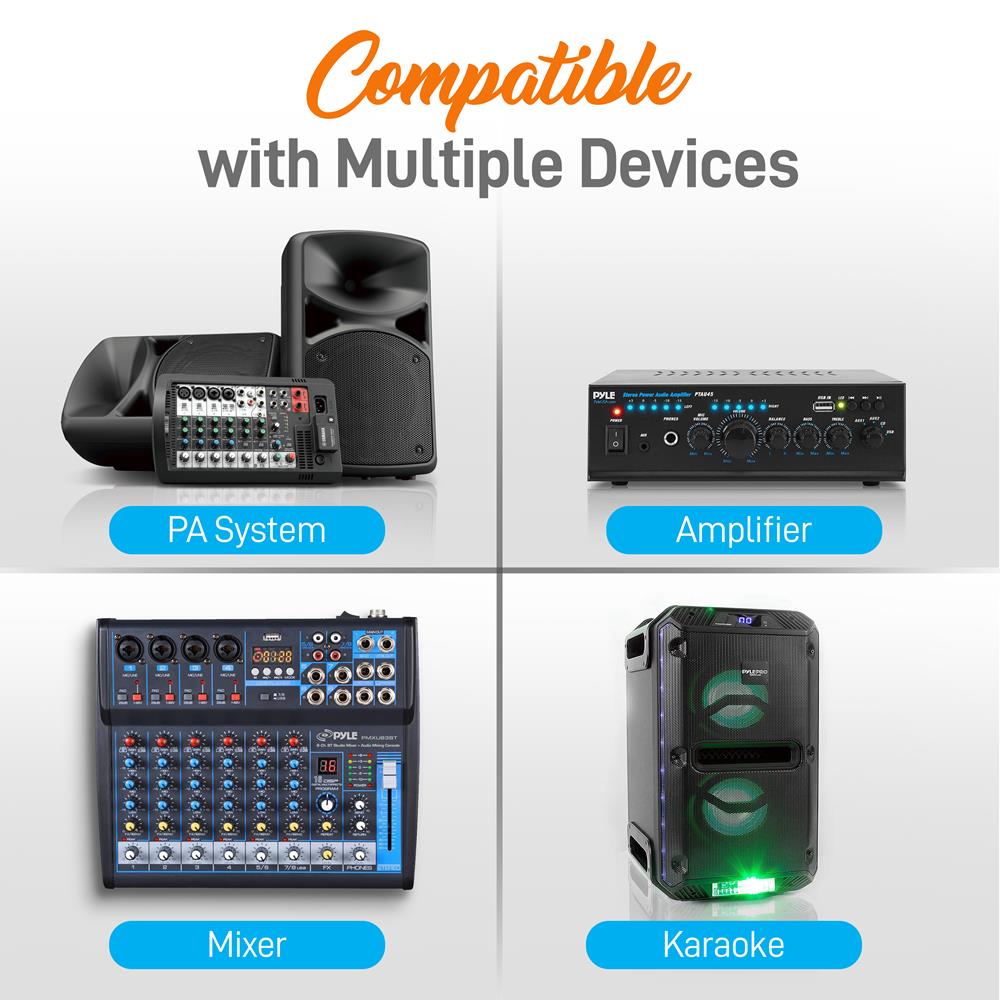 Wireless Mic System - Pro Audio, UHF, USB Powered, Compact Design