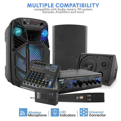 product image number 6 for Pyle Wireless Handheld Microphone System